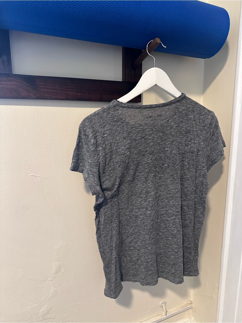Zadig & Voltaire Gray Tee with Bright Red Applique - Picture 3 of 7